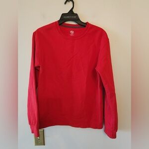 Athletic red crewneck sweatshirt size mens small